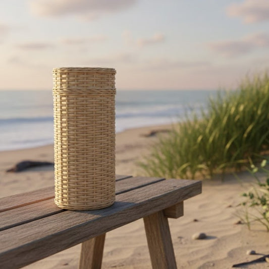 Seagrass Light Scattering Tube Urn