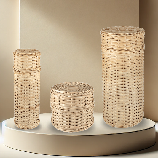 Seagrass Light Scattering Tube Urn