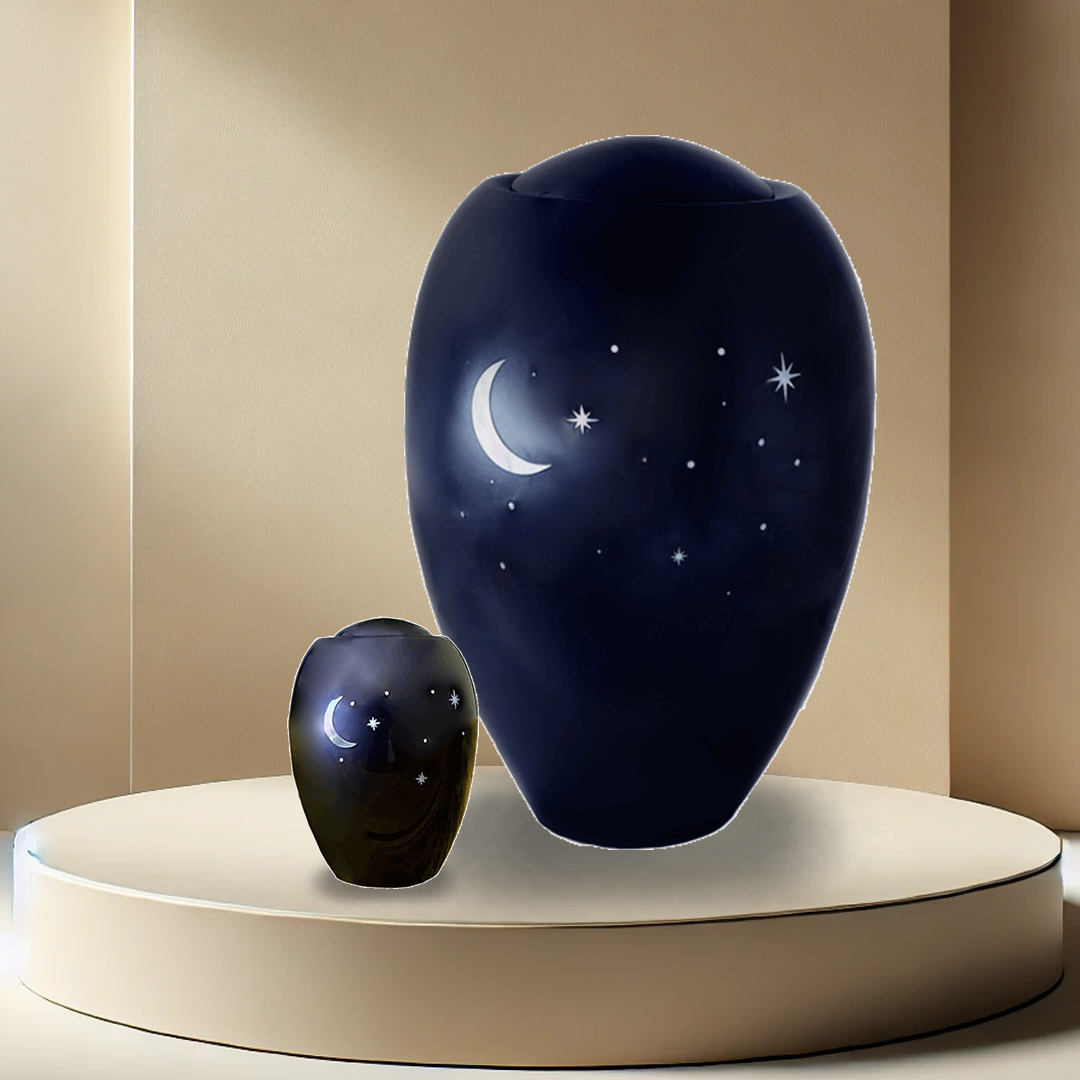 Shell Art Urns - Night Sky