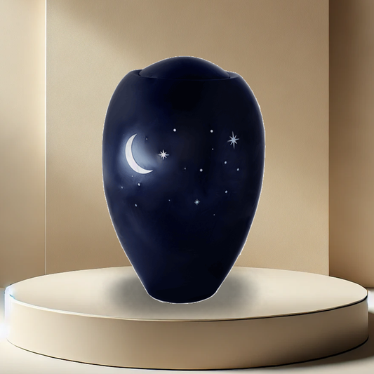 Shell Art Urns - Night Sky