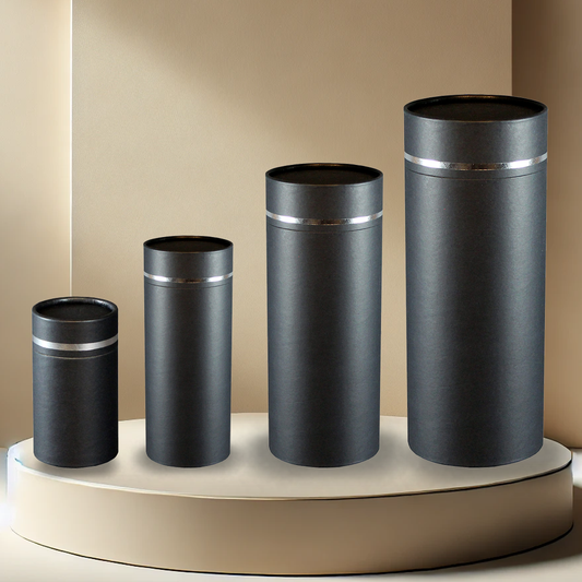 Silver Lining Scattering Tube Urn