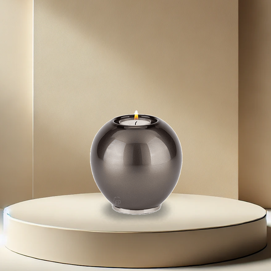 Slate Memory Tealight Holder Urn (Crystal)