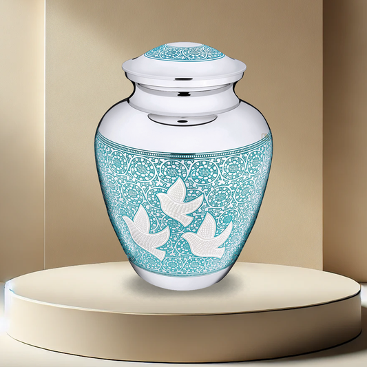 Soaring Doves Urn