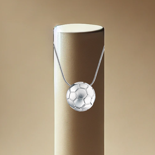 Soccer Ball Ash Pendant | Memorial Jewellery