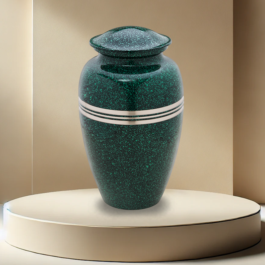 Speckled Urn - Emerald