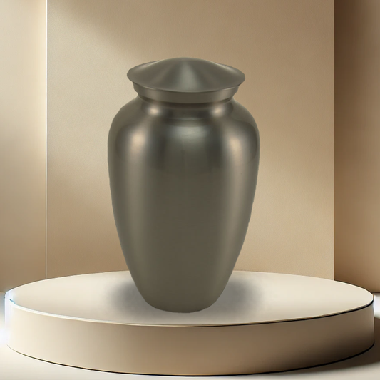 Stainless Gloss Urn - Pewter