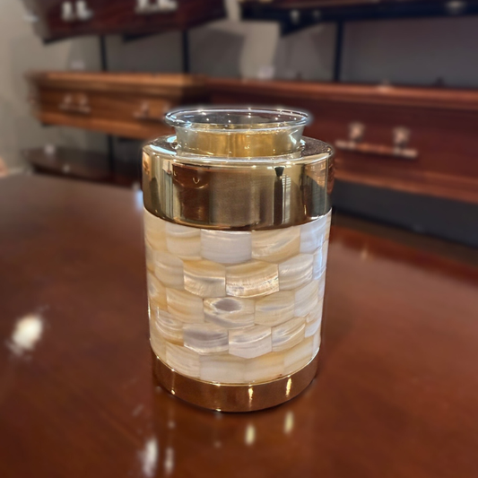 Mother of Pearl Tealight Urn