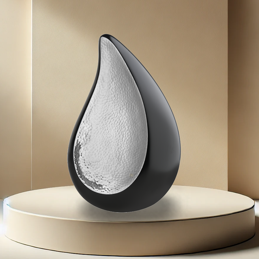 Tear Drop Urn -  Black