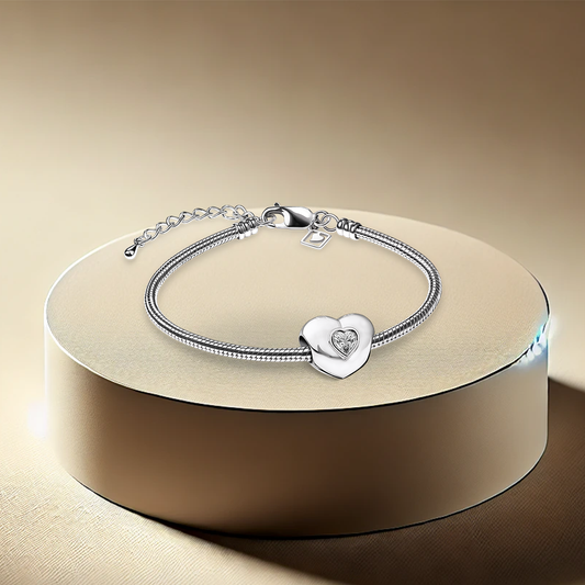 Treasure Heart To Heart Bead | Memorial Jewellery