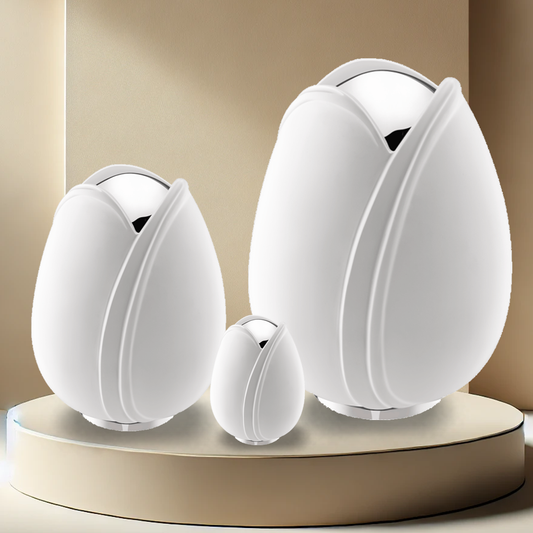 Tulip Urn - White