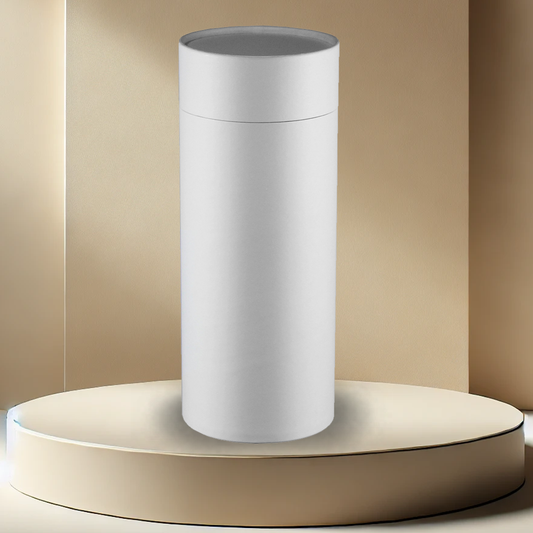 White Scattering Tube Urn