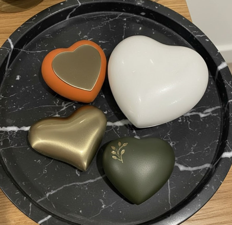 Heart Shaped Urns