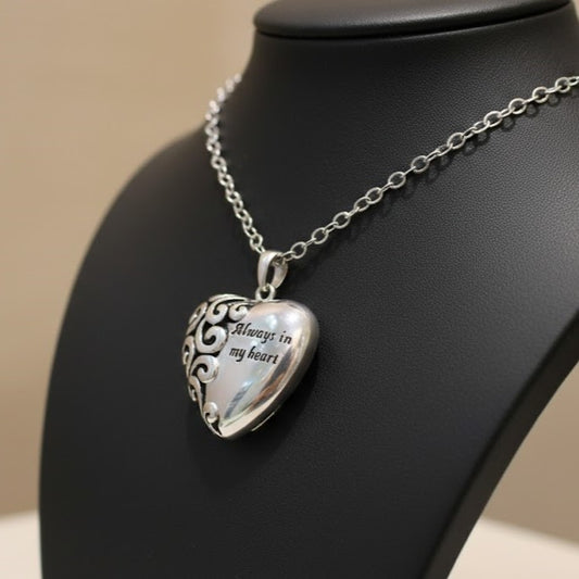 Always In My Heart Ash Pendant | Memorial Jewellery
