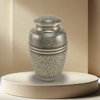Antique Silver Oak Urn