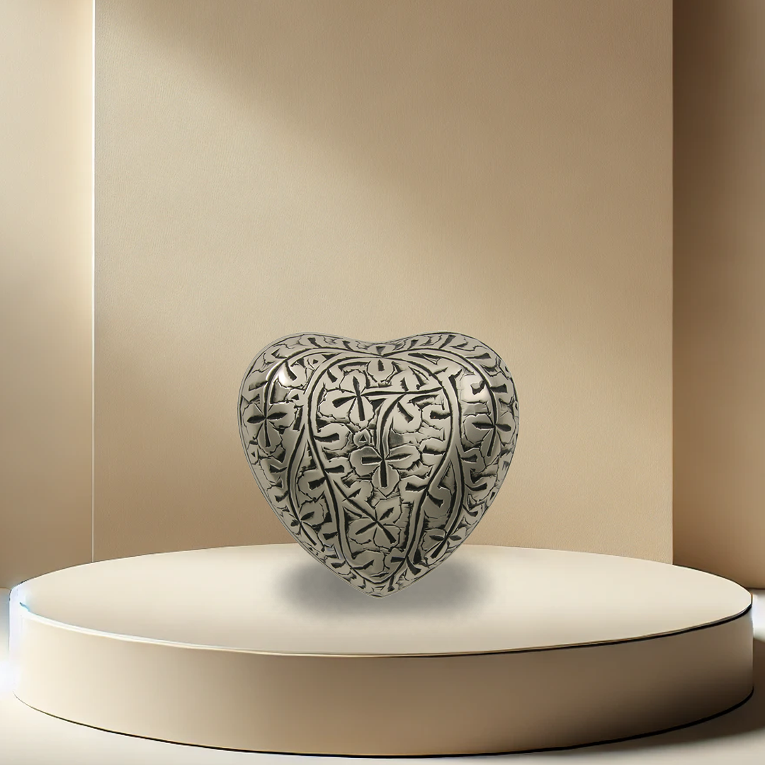 Antique Silver Oak Urn