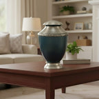 Artisan Indigo Urn