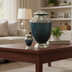 Artisan Indigo Urn