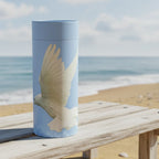 Ascending Dove Scattering Tube Urn