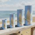 Ascending Dove Scattering Tube Urn
