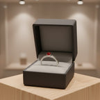 Birthstone Ring - Steel | Memorial Jewellery