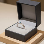 Birthstone Ring - Steel | Memorial Jewellery