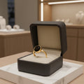 Black Onyx Faceted Ring - Gold | Memorial Jewellery