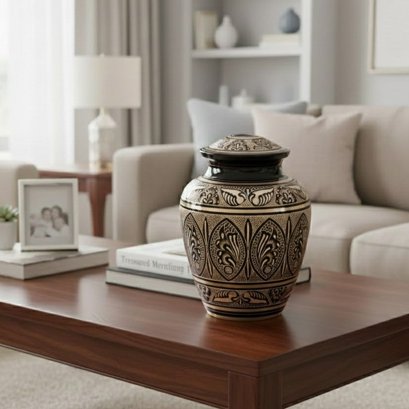 Black & Gold Urn