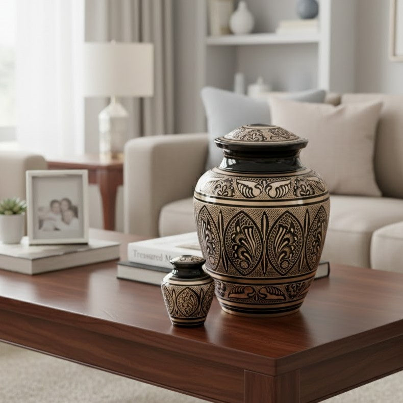 Black & Gold Urn