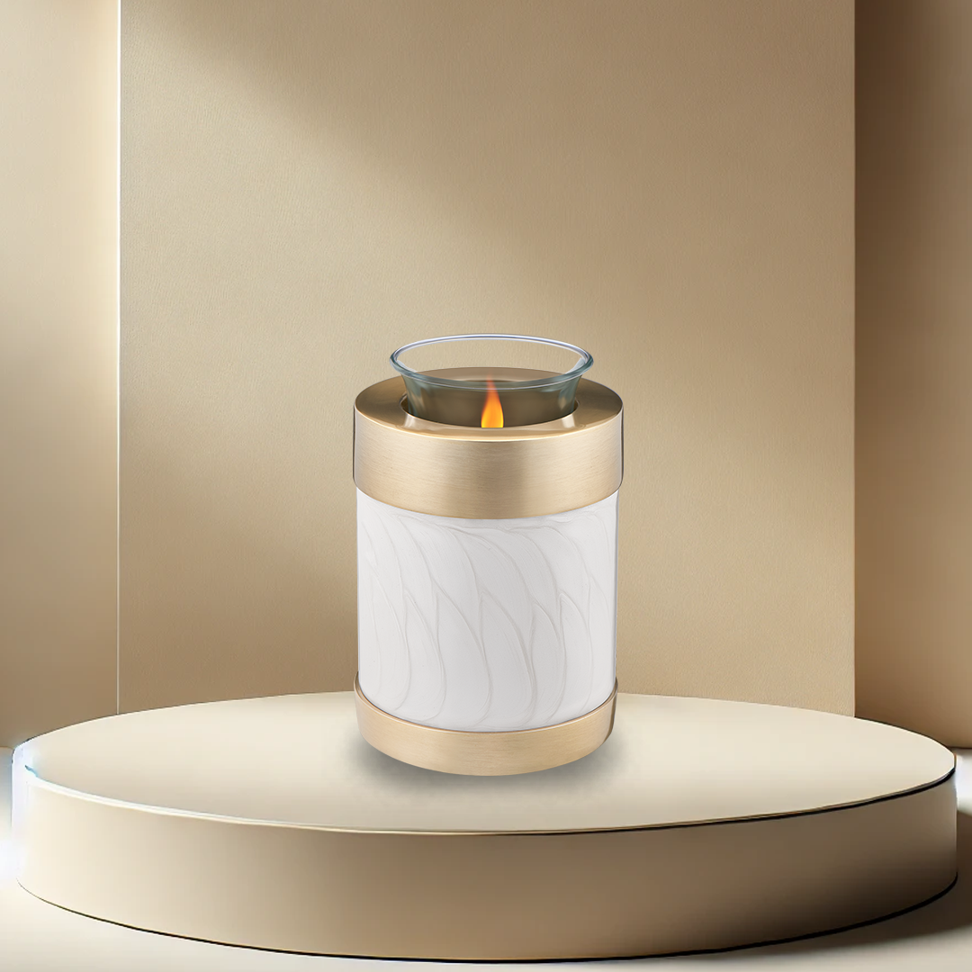 Blessings Pearl Bronze Tealight Urn