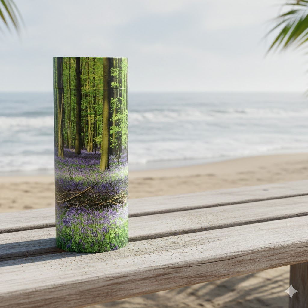 Bluebell Forest Scattering Tube Urn