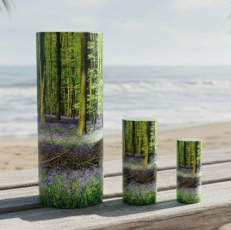 Bluebell Forest Scattering Tube Urn