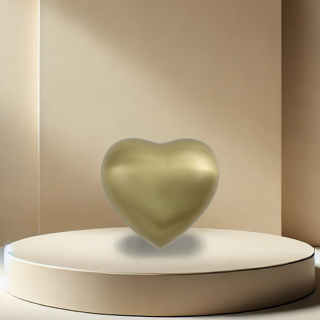 Classic Bronze Heart Urn
