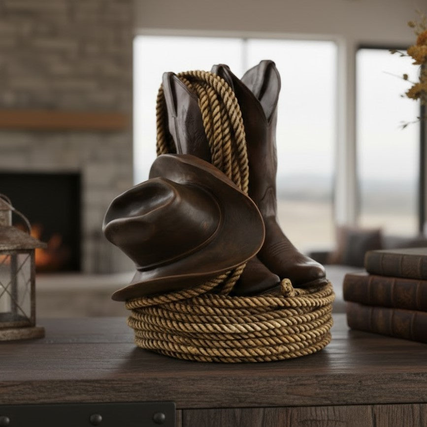 Cowboy Boots Urn