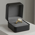 Crystal Faceted Ring - Gold | Memorial Jewellery