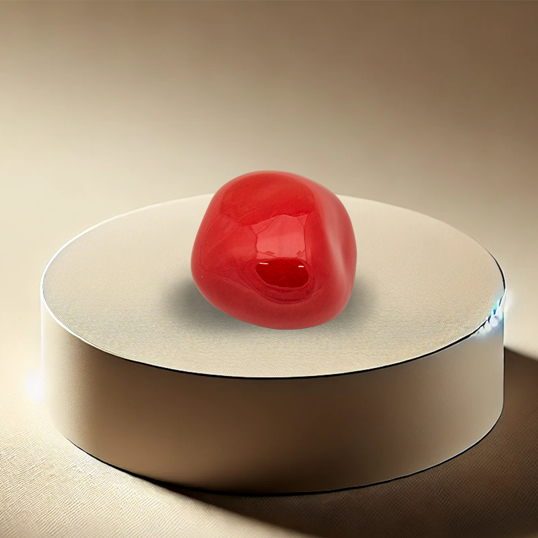 Cuddle Stone Urn - Red