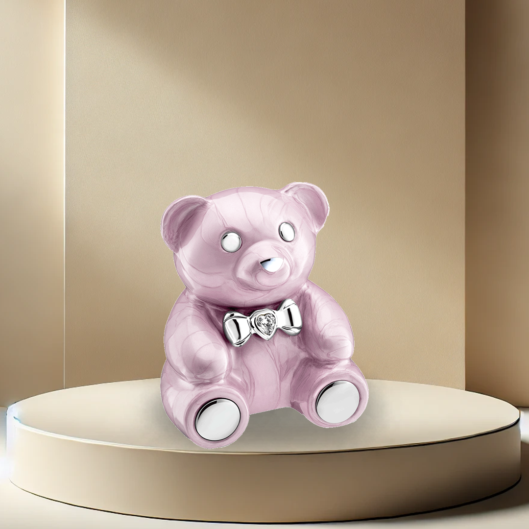 Cuddlebear Urn - Pink