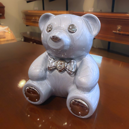 Cuddlebear Urn - Blue