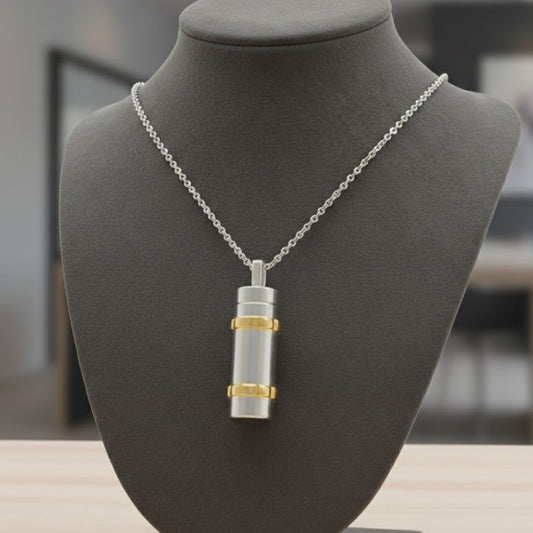 Cylinder Ash Pendant | Memorial Jewellery