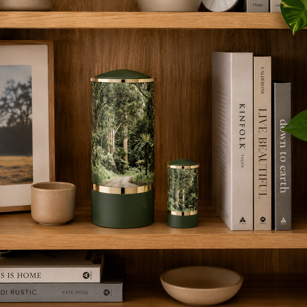 Cylinder Rainforest Sage Green/Gloss Gold