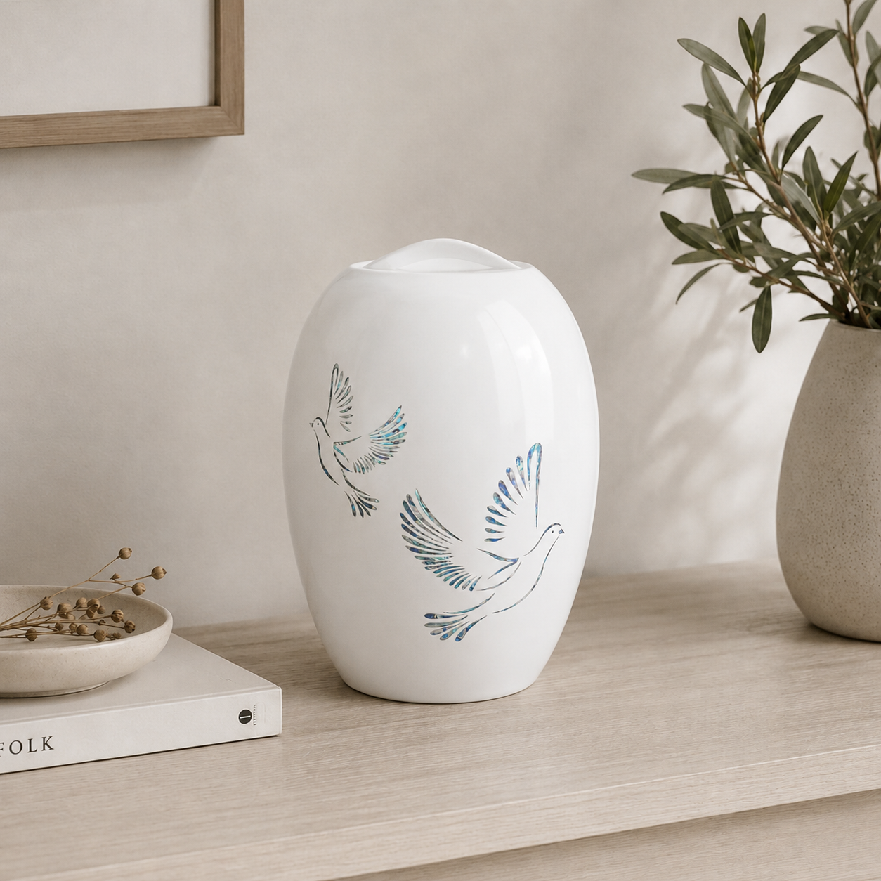Dove Shell Series Urns