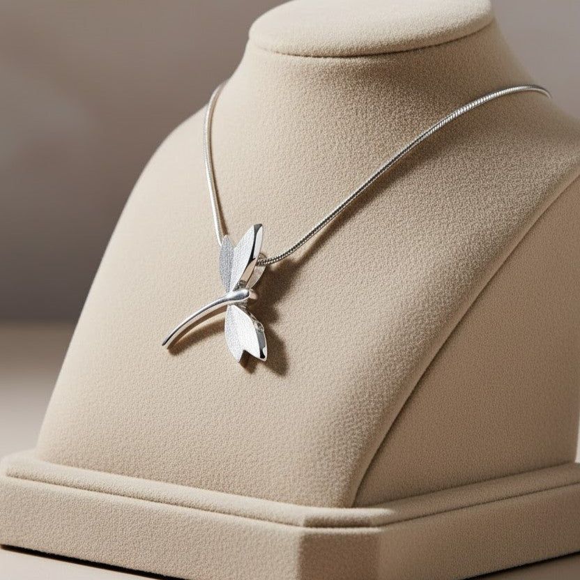 Dragonfly Ash Pendant | Memorial Jewellery