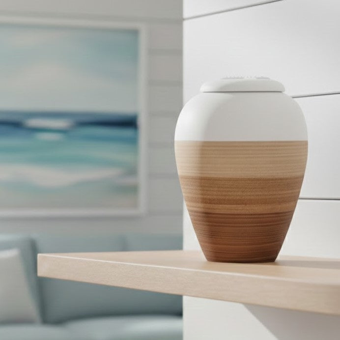 Eco Earth Brown Urn