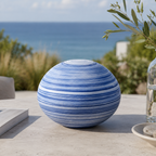 Eco Mountain Lake Round Biodegradable Urn