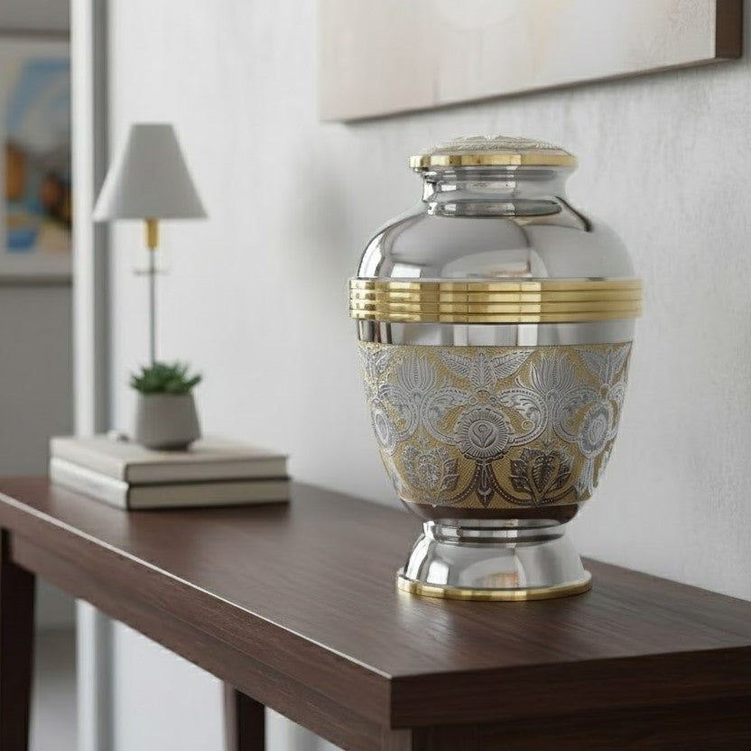 Elegant Floral Urn
