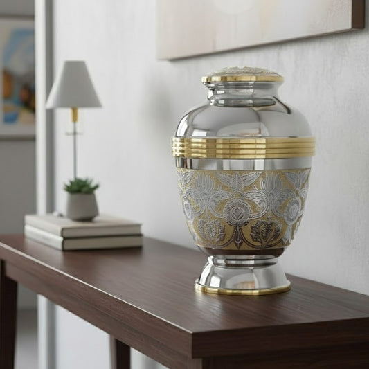 Elegant Floral Urn