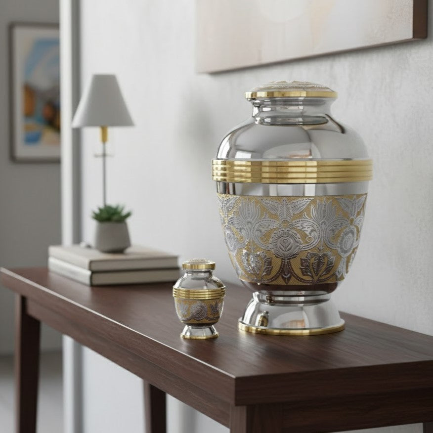Elegant Floral Urn