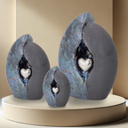Encased Heart Urn - Midnight