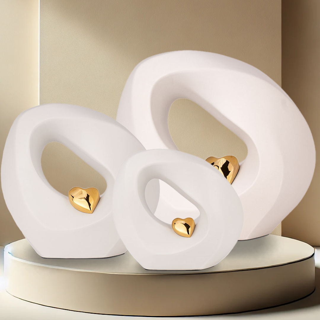 Eternal Heart Urn - White
