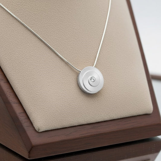 Eternity Silver Ash Pendant | Memorial Jewellery