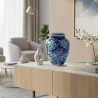 Floral Blue Elite Urn